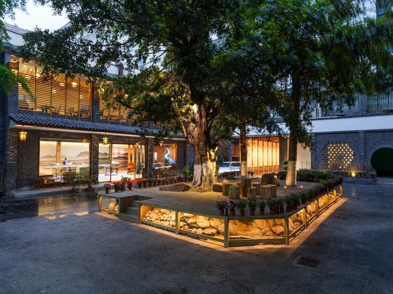 Hôtel Blue City Chengdu Extérieur photo